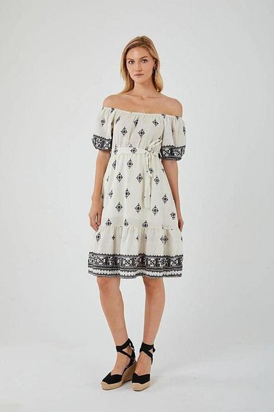 Mixray 4309 Rochie cu guler Madonna neagră