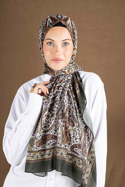 Akel Digital Soft Shawl Ethnic Pastel Pattern