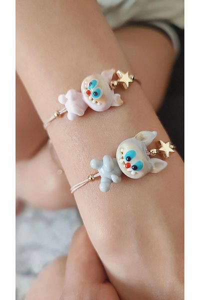 To Be Reborn Labubu Bracelet Set of 2