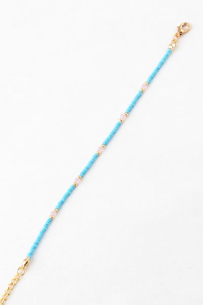 Sortie Aksesuar Colorful cornered stone beaded bracelet 002