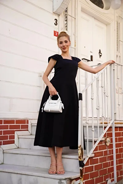 TB Terzi Bey U neck princess dress black s255101