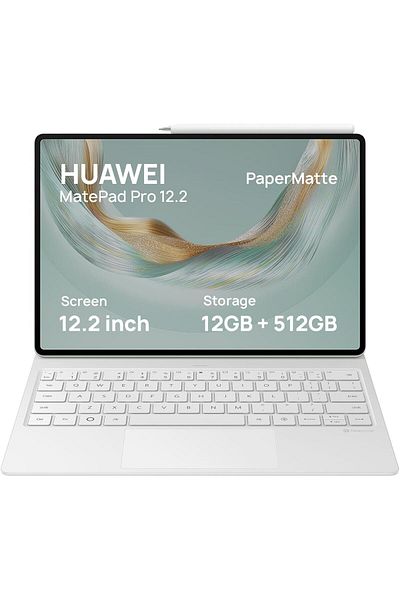 Huawei جهاز MatePad Pro 12.2 2025 سعة 12 جيجابايت + 512 جيجابايت، لون أخضر، نظام HarmonyOS 4.3 + لوحة مفاتيح + قلم M-Pencil