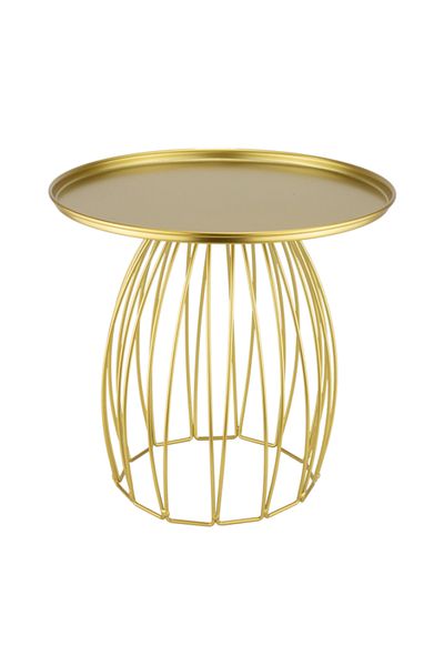 Culinaro Gold platter with buffet stand 25xh21cm
