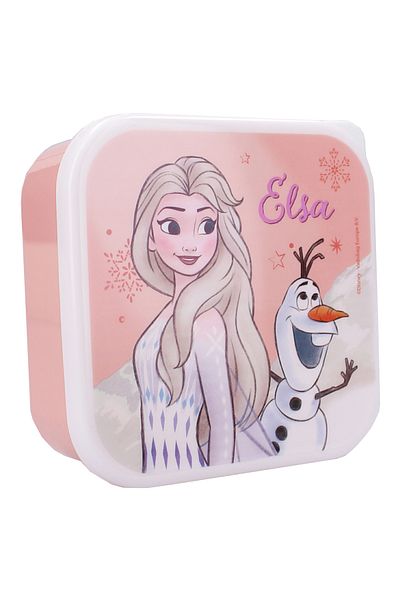 Frozen Set of 3 baby food casseroles, multicolor, plastic, BPA-free,