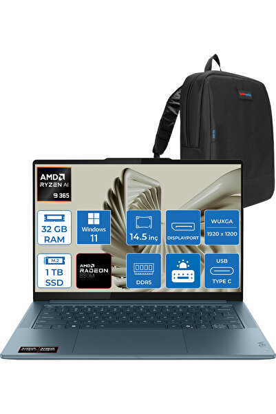 LENOVO Yoga Pro 7 14ASP10 Ryzen 9 365 32GB Ram 1tb SSD 14.5" 3k OLED 1000NITS WIN11PRO YG83LX000LTRP03