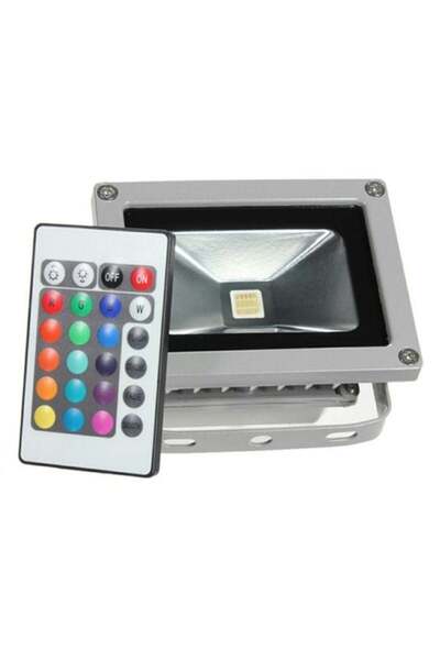 divendi-ro Proiector LED halogen cu iluminare RGB, paletă de 16 culori, puter...