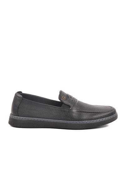 AYAKMOD Black Genuine Leather Men's Casual Shoes C330 m