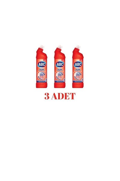 ABC Hijyen Aşkı Ultra Çamaşır Suyu 750 Ml x 3 Adet