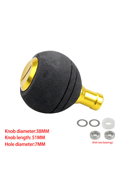 Choice6 2 38MM Glod EKfan 38/50MM EVA Knobs With 7x4x2.5MM Bearings Suit 4MM ...