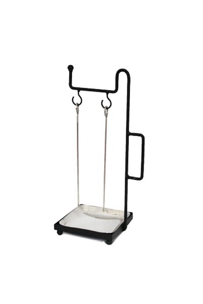 Culinaro Metal support set with 2 skewers and stainless steel tray