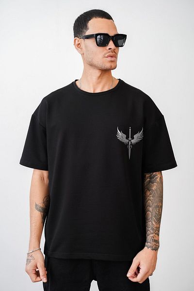 king brich Μπλουζάκι Unisex με στάμπα με σπαθί