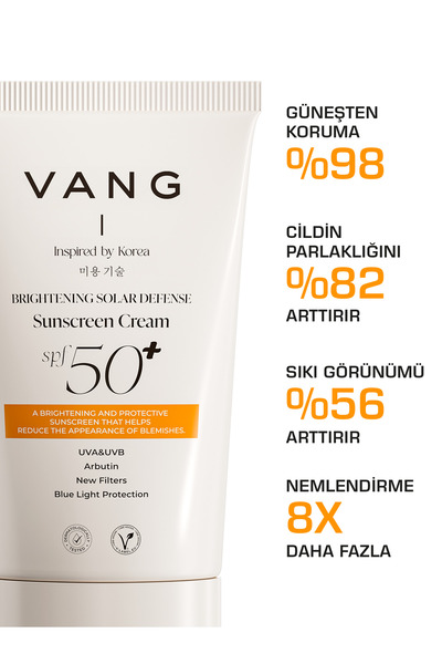 VANG Anti-Blemish Skin Tone Equalizing High Protection Pink Tinted Sunscreen |   Hyaluronic Spf 50+ 50 ml