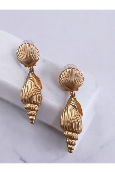 Bo Takı ve Aksesuar Sea shell model earrings
