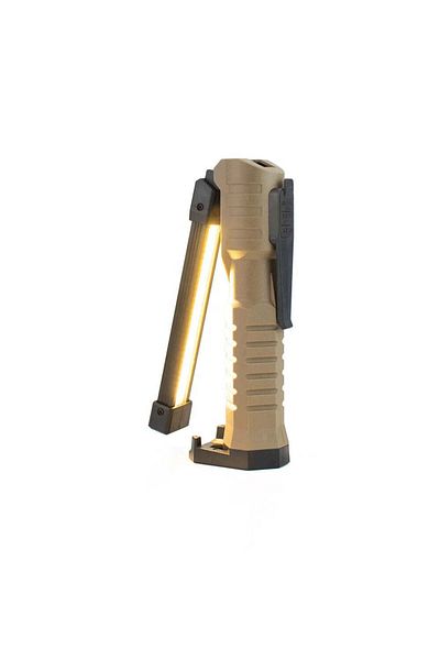 SOLLUXE Lanterna de lucru COB LED cu acumulator, 400 lm, IPX4, portabila si rabatabila 360 grade, cu magnet,