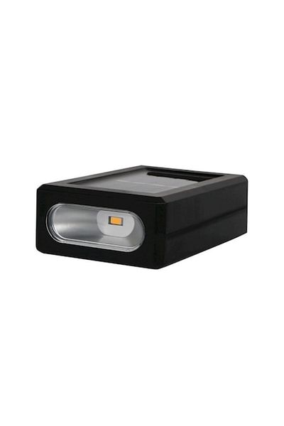 OEM Solar Lamp 300mAh, Moisture Resistant IP65, 10 lm, Color Temperature 6000K, ABS, Black