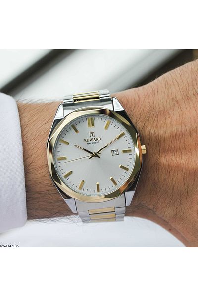 Reward Rwa147136 Men's Wrist Watch with Steel Band