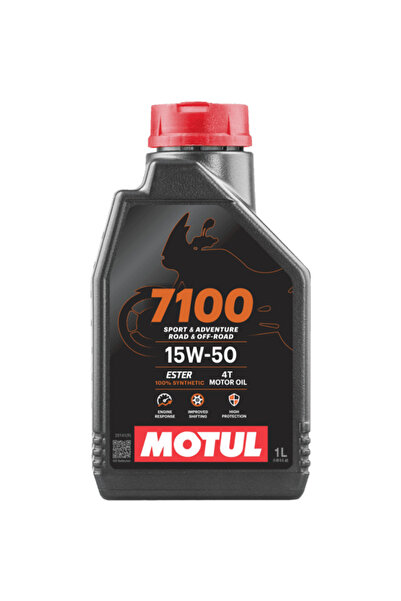 Motul 7100 15W-50 4T Motosiklet Motor Yağı 1 Lt