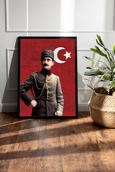 Saturn Nuri Pasha Framed Painting - Nuri Killigil