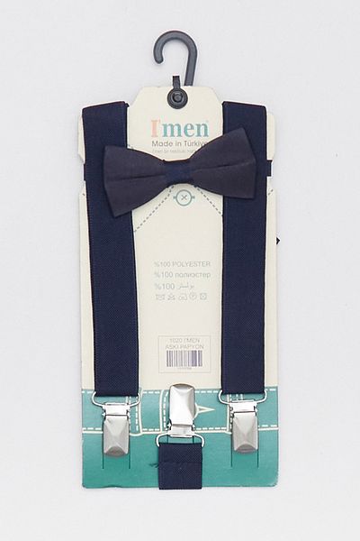 Fulla Moda Suspenders and Bow Tie Set