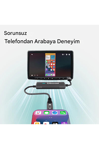 Ottocast Mirror Touch Araç Ekranında Telefon Dokunmatik Kullanma Ekran Yansıtma Destekli Multimedya