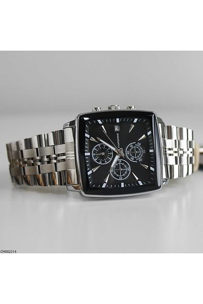 Chaperone Ch002214 Men's Wrist Watch with Steel Band