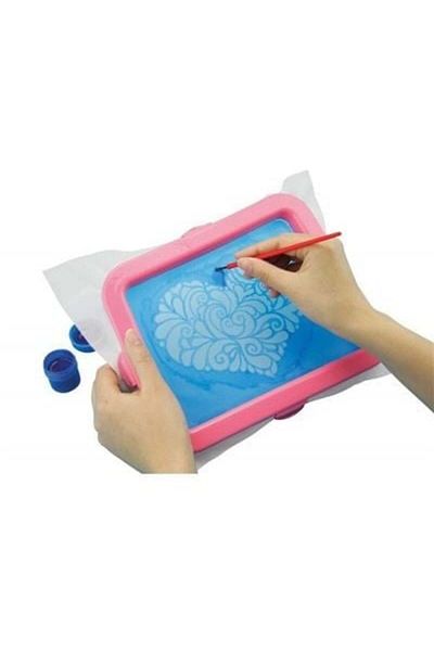 LENA Creative set Textile Styler Print with markers and paints for children aged 8 years+