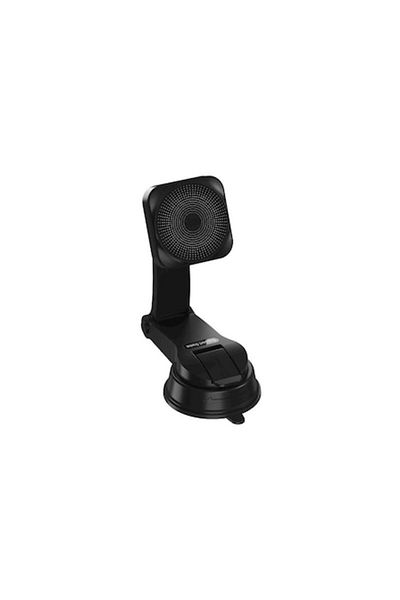 OEM Car Mount with Wireless Charging, Magnetic, MagFit, 15W QC, Suction Cup Holder, 360° Rotation, Blac