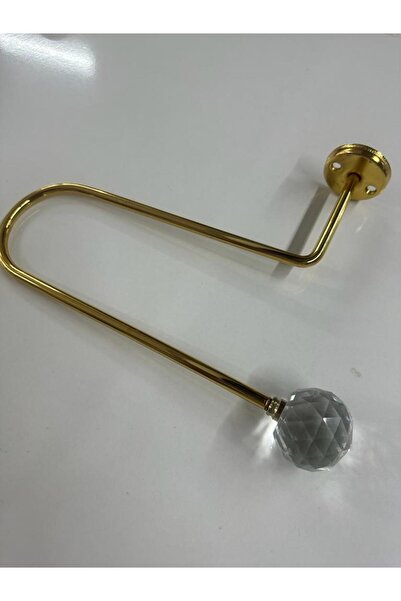 SEILL Kristal Top U Renso Fon Perde Aksesuarı GOLD (1 ADET)