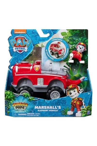 SPIN MASTERR Paw Patrol figure car - Marshall's elephant car, Jungle Pups