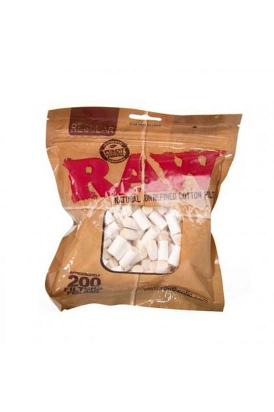 RAW Filtre bumbac nealbite Regular 8mm Punga x200