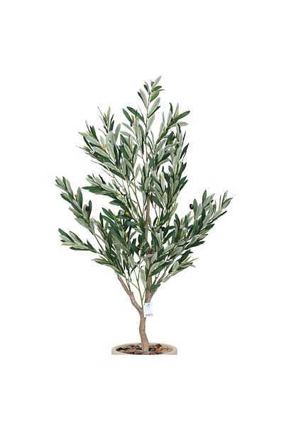 co arma Share the product via: Small artificial olive tree (120 cm) plastic pot