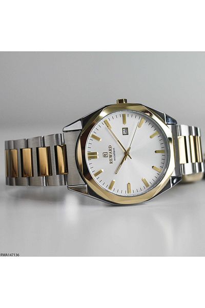 Reward Rwa147136 Men's Wrist Watch with Steel Band