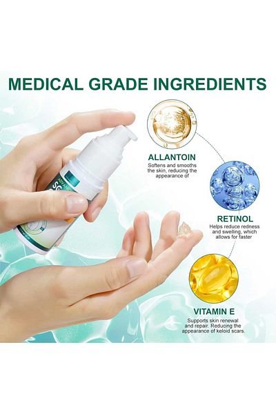 ELAIMEI Gel pentru îndepărtarea și repararea cicatricilor, formulă avansată cu retinol, alantoină și vitamina E, Elaimei, 50 ml