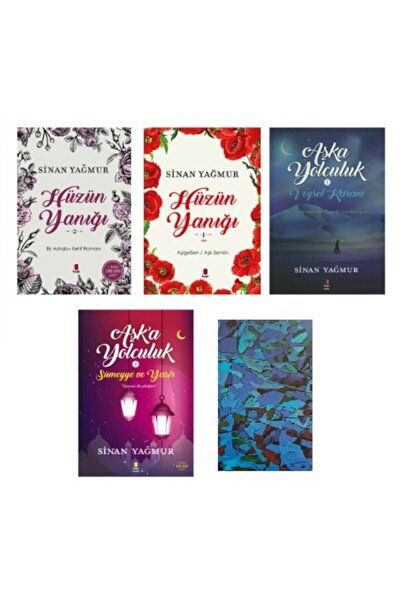 Kapı Yayınları Sinan Yağmur - Hüzün Yanığı -ve- Aşka Yolculuk - 4 Kitap Set -...