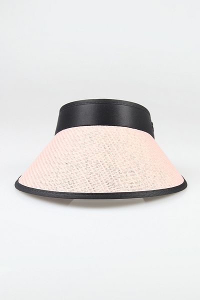 Fulla Moda G Letter Embroidered Visor Hat