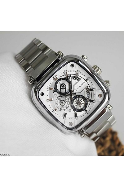 Chaperone Ch002599 Men's Wrist Watch with Steel Band