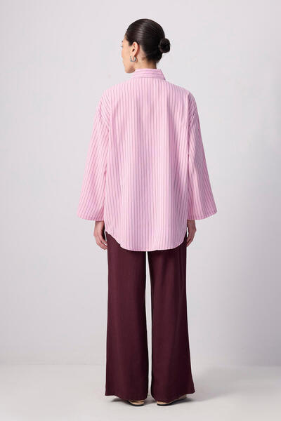 Touché Privé Stripe Pocket Detail Tunic