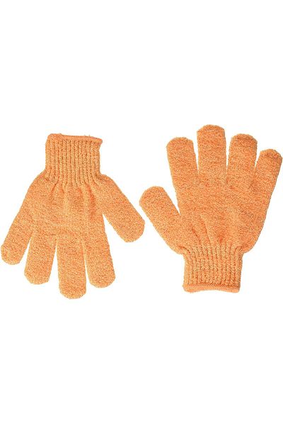 THE BODY SHOP Bath Gloves Burnt Orange with Loop