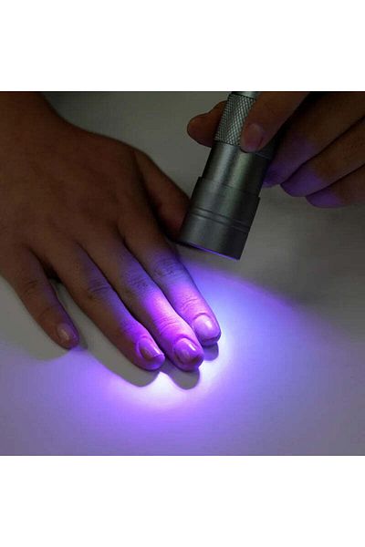 SOLLUXE Lampa unghii UV 12 LED-uri, portabila, pentru uscare rapida, turcoaz