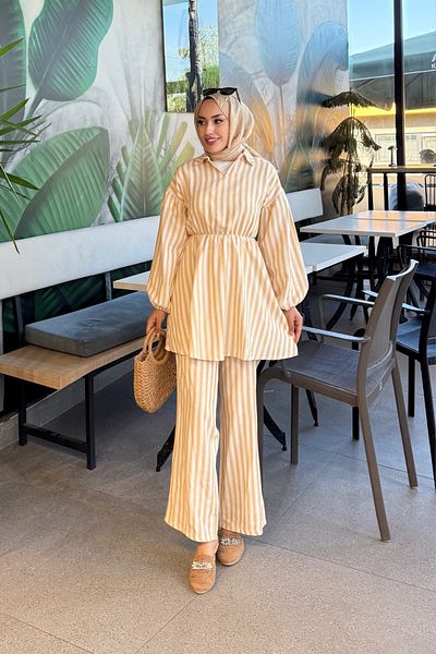 SUWWE Alvia Hijab Top-Bottom Set