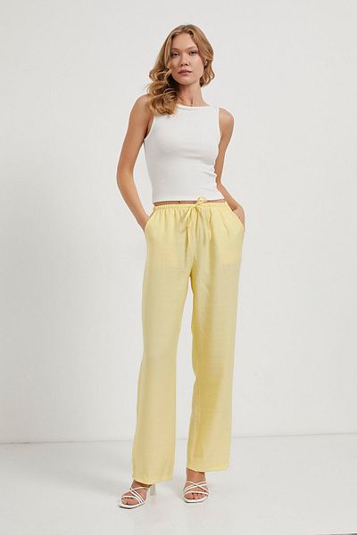 Arma Life Armalife 2306 Elastic Waist Lace up Casual Women's Pants