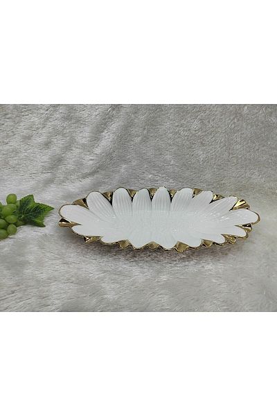 ROY KING Royking Flora Oval Deep Presentation Plate 44cm
