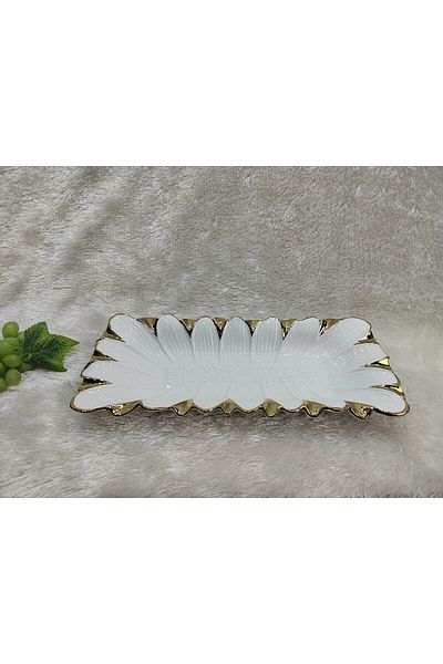ROY KING Royking Flora Rectangular Deep Presentation Plate 38cm