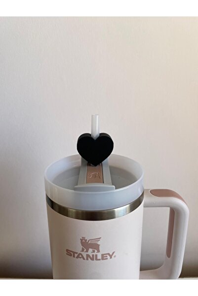 Stanle زخرفة على شكل قلب للشفاطة - متوافقة مع الترمس وجميع أنواع الترمسات مثل...