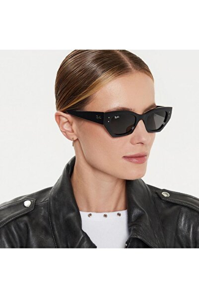 Ray-Ban Rayban Güneş Gözlüğü RB4430 6677/87 49-22 – Kadın, Siyah Asetat Çerçe...