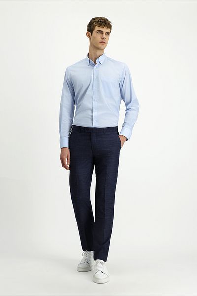 Kiğılı Slim Fit Slim Fit Patterned Lycra Classic Fabric Trousers
