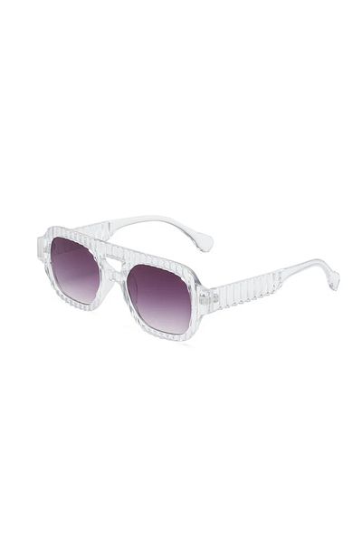 Toz Vintage Gravina White Vintage & Retro Unisex Sunglasses