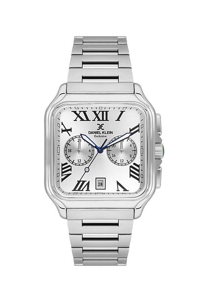 Daniel Klein Dk.1.14041-1 Exclusive Steel Plated 3 Atm Water Resistant Metallic Color Men Wrist Watch