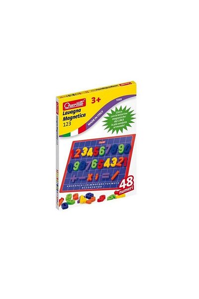 quercetti Magnetic board 123 with numbers, Quercetti, for children over 3 years