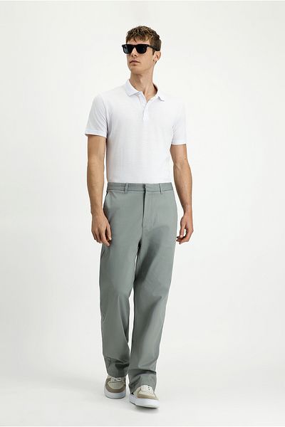 Kiğılı Regular Fit Lycra Canvas / Chino Pants